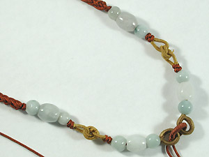 中國結玉項鍊D-紅咖(剩下10條)