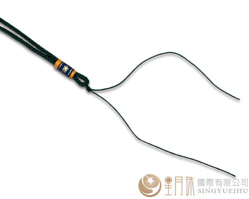 曼波線中國結項鍊-綠257-1入