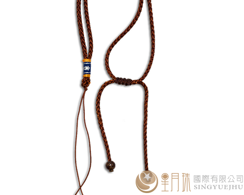 曼波線可調式中國結項鍊-淺咖713-1入