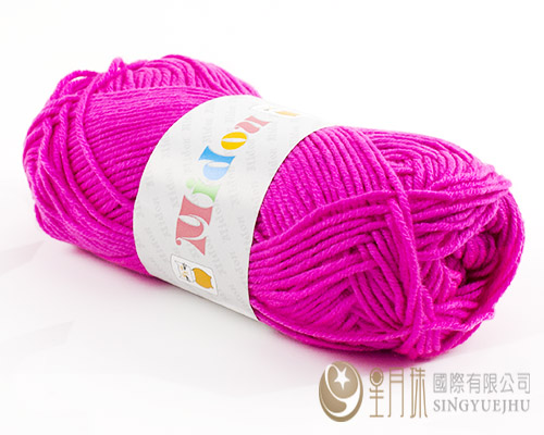 米朵毛線-25亮桃紅 米朵毛線-25亮桃紅