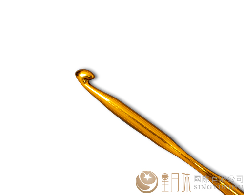 6.0mm單頭鉤針(金)