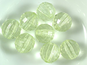 10m壓克力地球珠-169黃綠-6兩裝