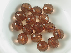 10m壓克力地球珠-192咖啡-1兩裝