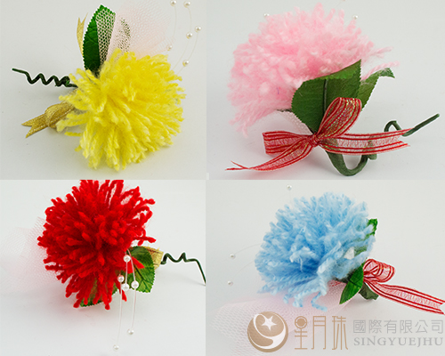 DIY毛線球胸花料包(C0051)