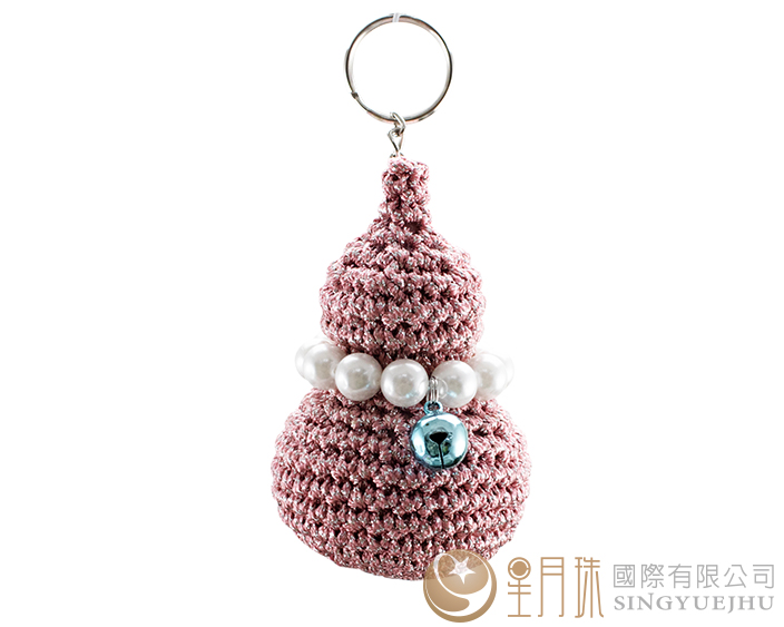 吉祥葫蘆吊飾材料包-1入粉(C0027) 