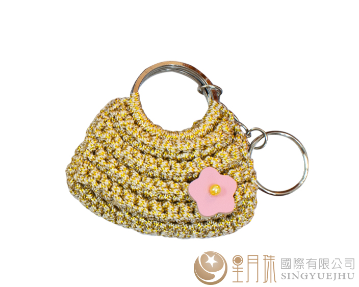 DIY閃亮亮半月包吊飾-1入金(C0074) 