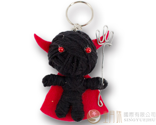 毛線DIY繞線娃娃鎖圈-C(C005)