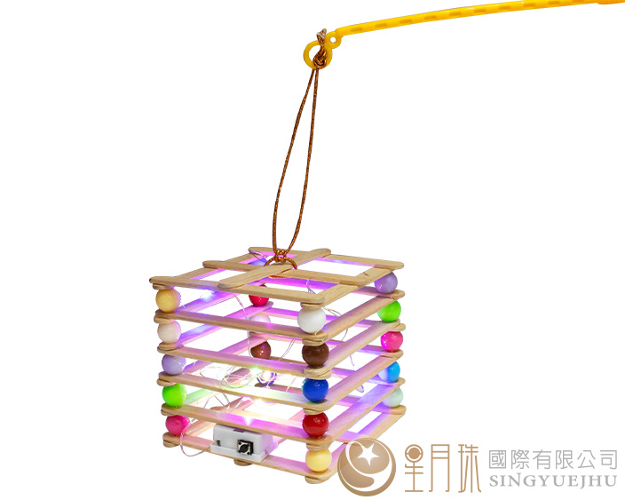 DIY冰棒棍小提燈(L006)